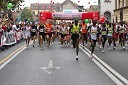 Start maratona in polmaratona (teka na 21 km)