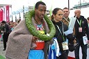 Amare Mulu (Etiopija), zmagovalec Ljubljanskega maratona
