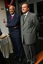 Villur Sundararajan Seshadri, indijski veleposlanik v Sloveniji in Ahmed Farouk, veleposlanik Arabske Republike Egipt v Sloveniji
