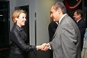 Barbara Fink, soproga avstrijskega veleposlanika v Sloveniji in Ahmed Farouk, veleposlanik Arabske Republike Egipt v Sloveniji